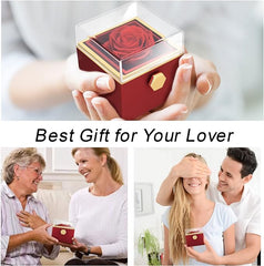 SQUARE Ring/Rose Box | خاتم مربع / علبة ورد