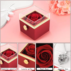 SQUARE Ring/Rose Box | خاتم مربع / علبة ورد
